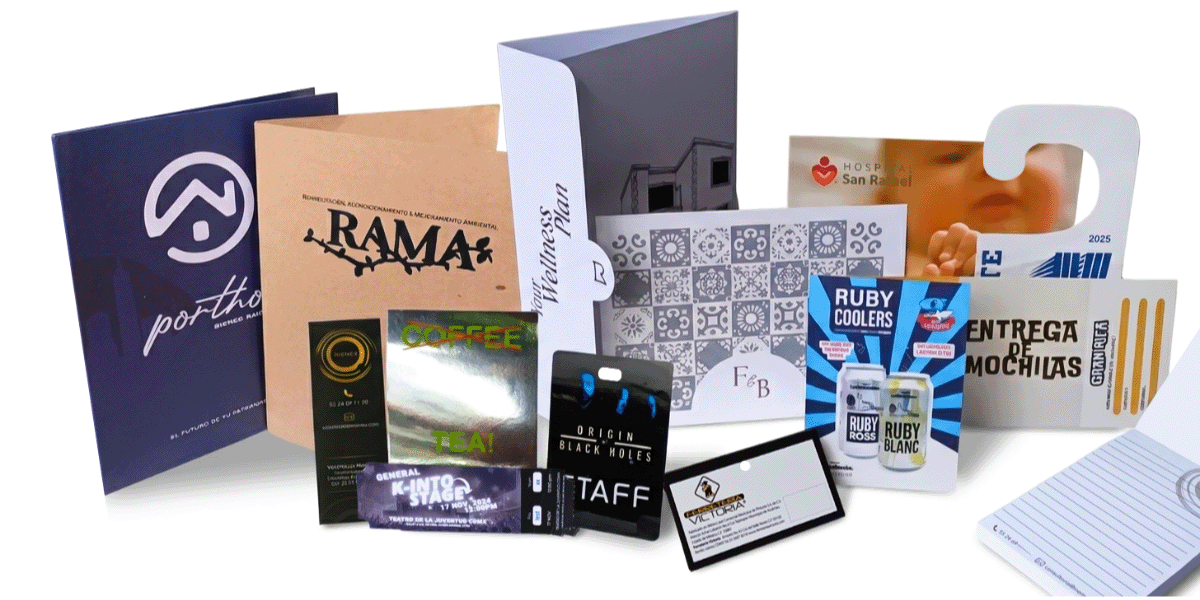 Volantes, Folders, Tarjetas